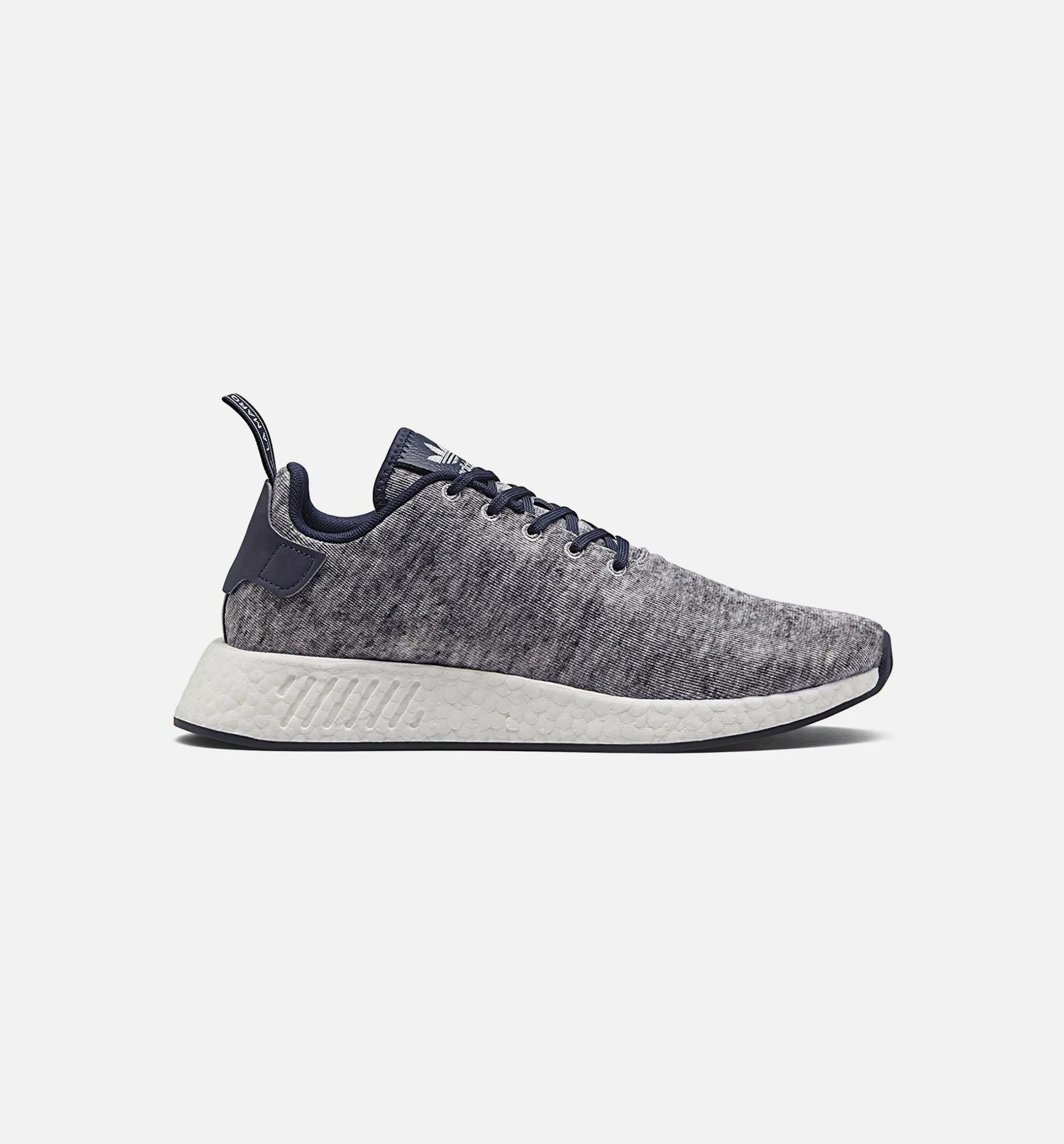 Us Sons NMD R2 Mens Shoe Core Heather Grey Matte Silver Running White