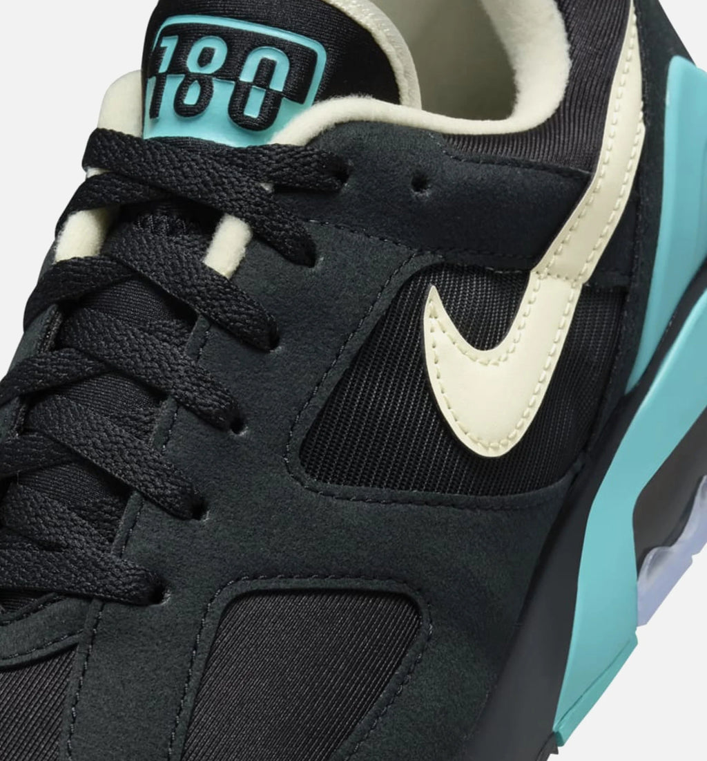 Air Max 180 Black and Dusty Cactus Mens Lifestyle Shoe Black Dusty Cactus Alabaster