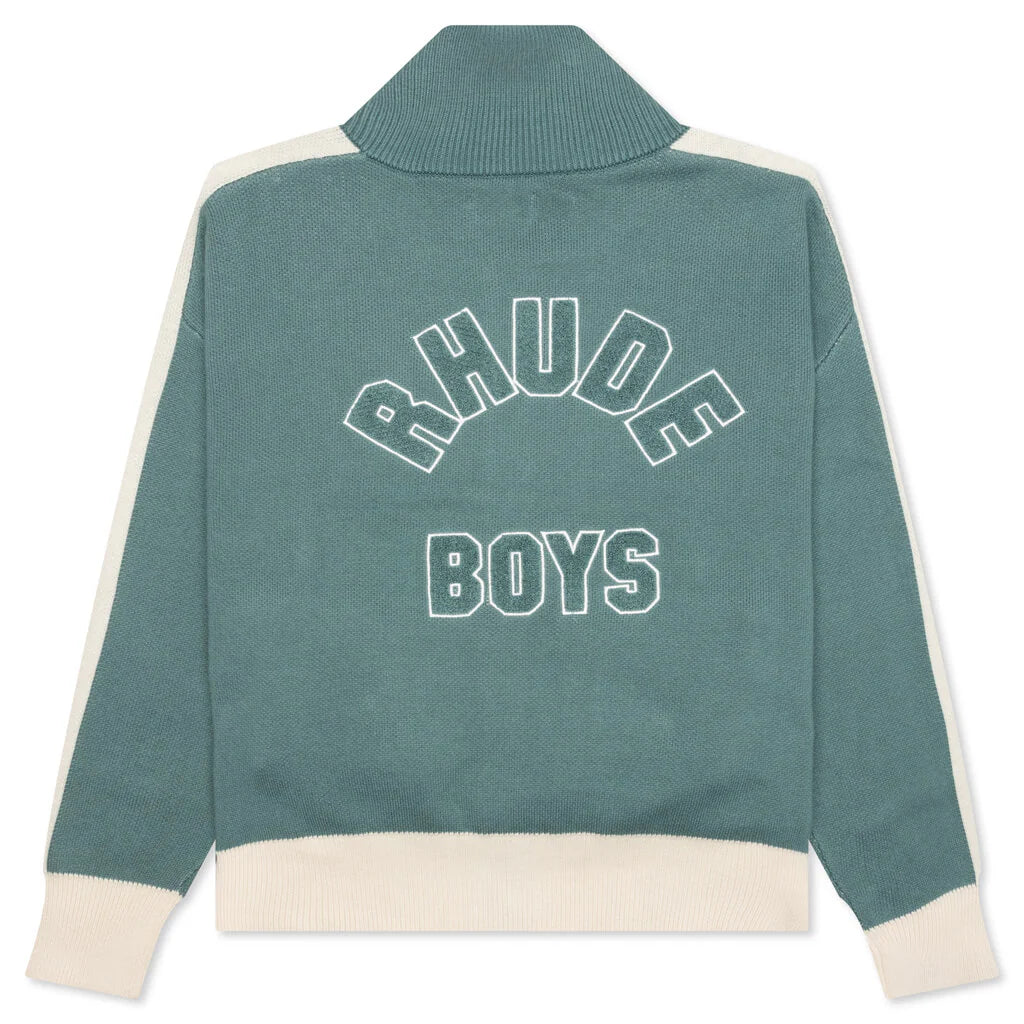 RB Knit Track Jacket Ivory Spa