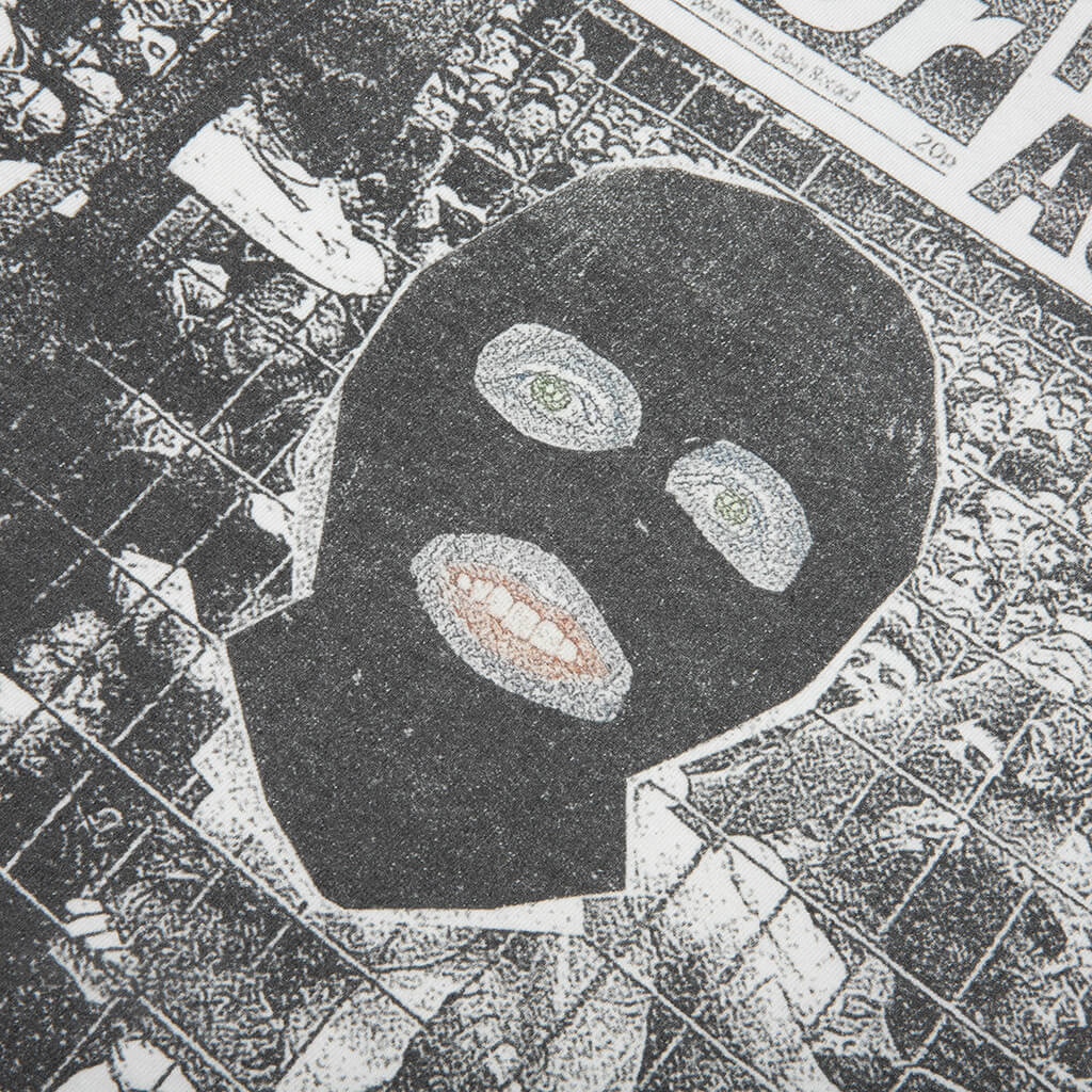 Saint M6 x Jamie Reid Mask S S T Shirt White