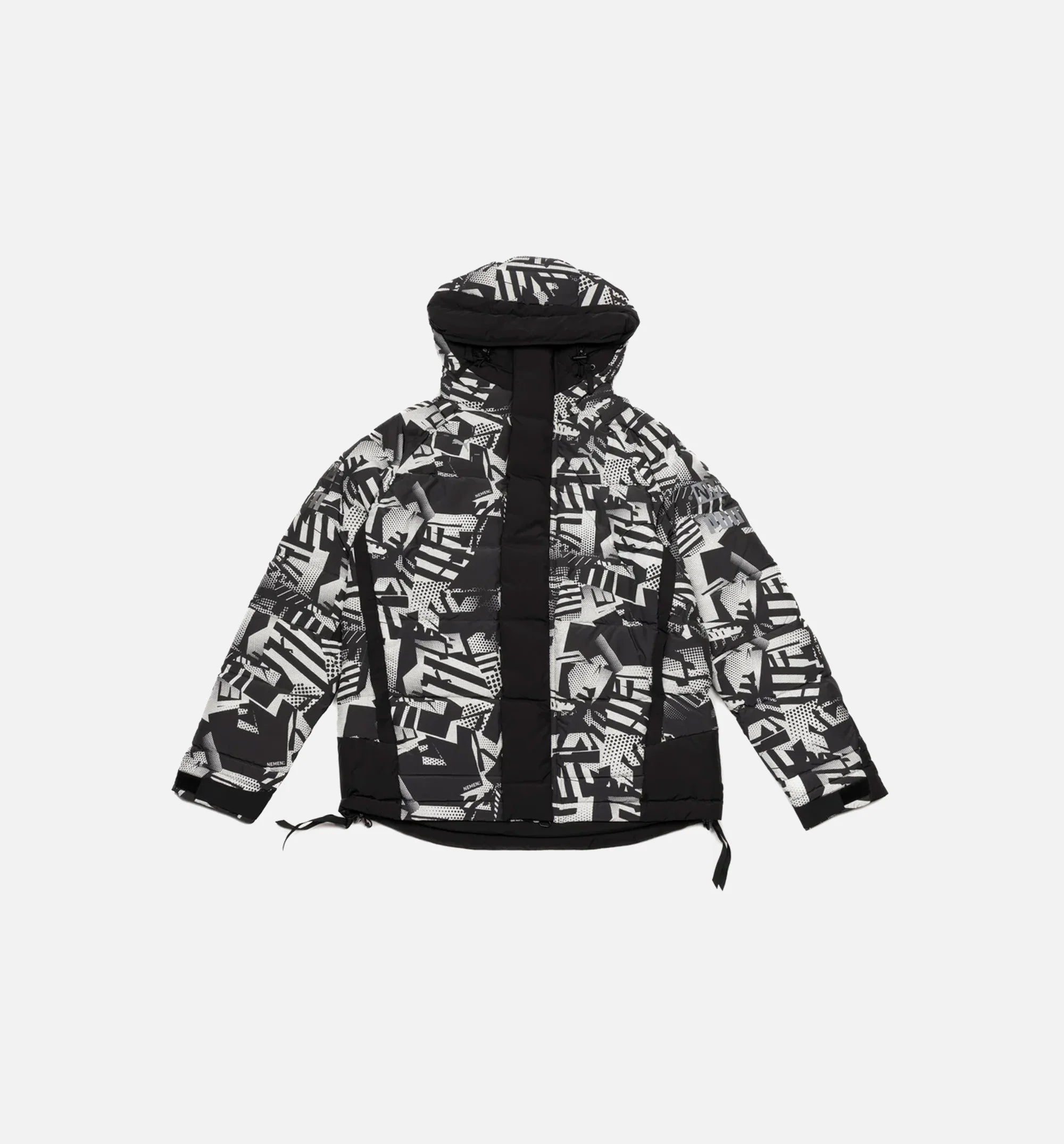Nemen Storm Down Mens Jacket Black White
