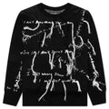 Nahmias x Kodak Black Knit Lyric Crewneck Black