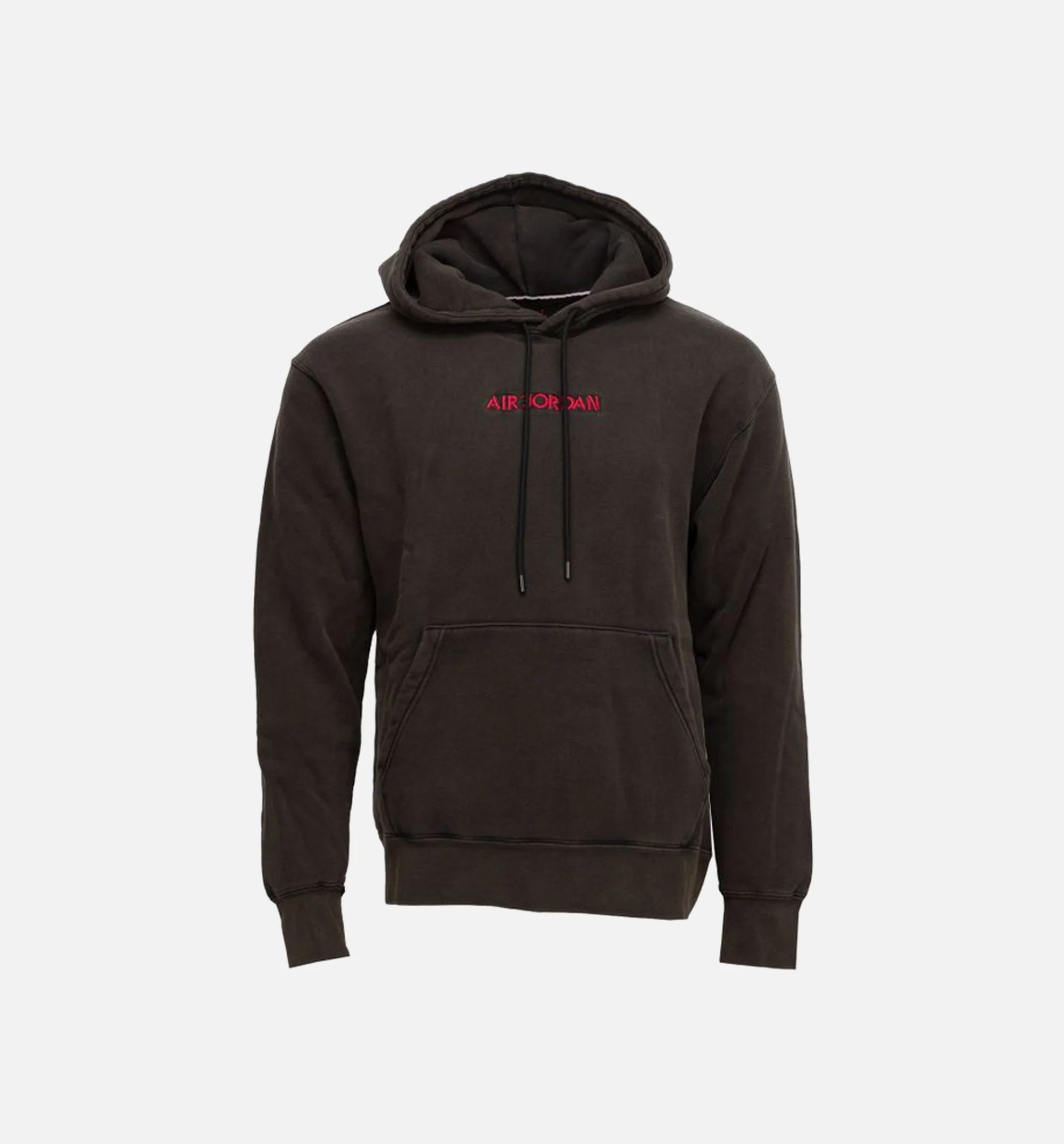 AJ5 GFX Mens Hoodie Black Red