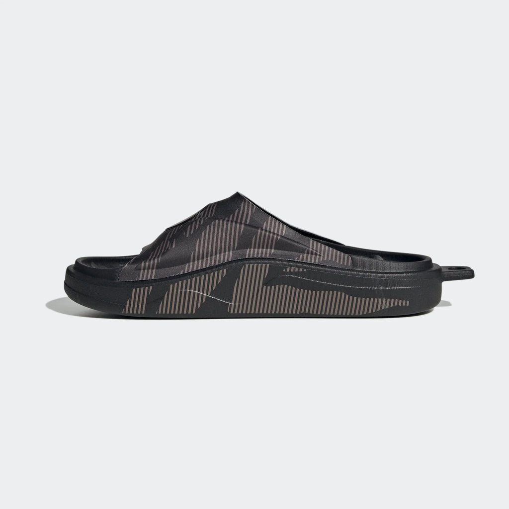 adidas by Stella McCartney Womens Slide Shoes Black Black Tech Earth