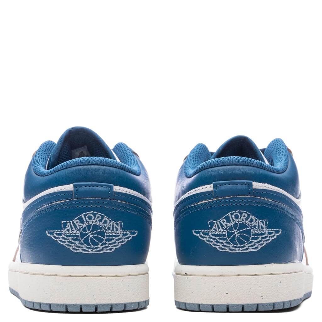 Air Jordan 1 Low SE White Industrial Blue Blue Grey