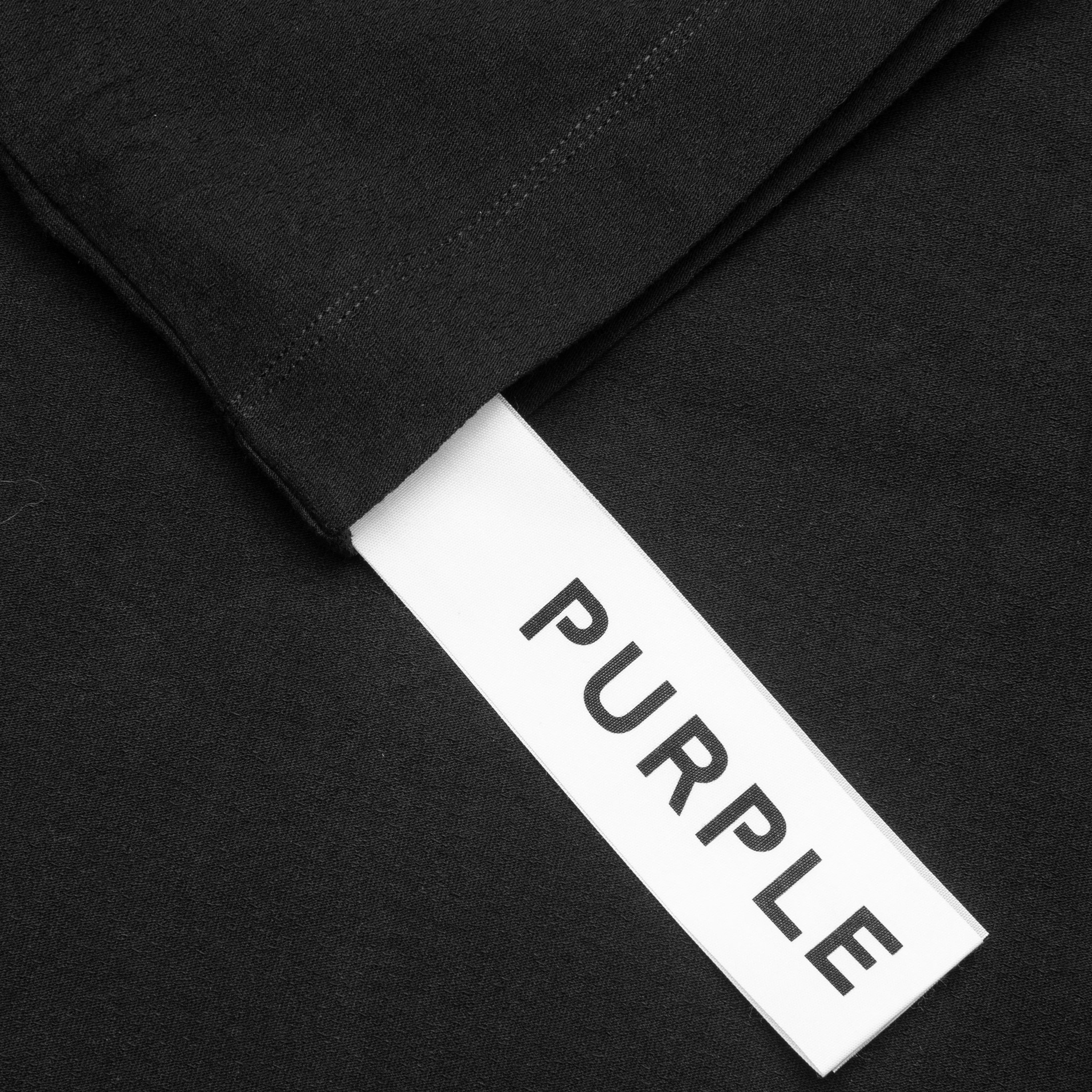 Textured Jersey S S Tee Black