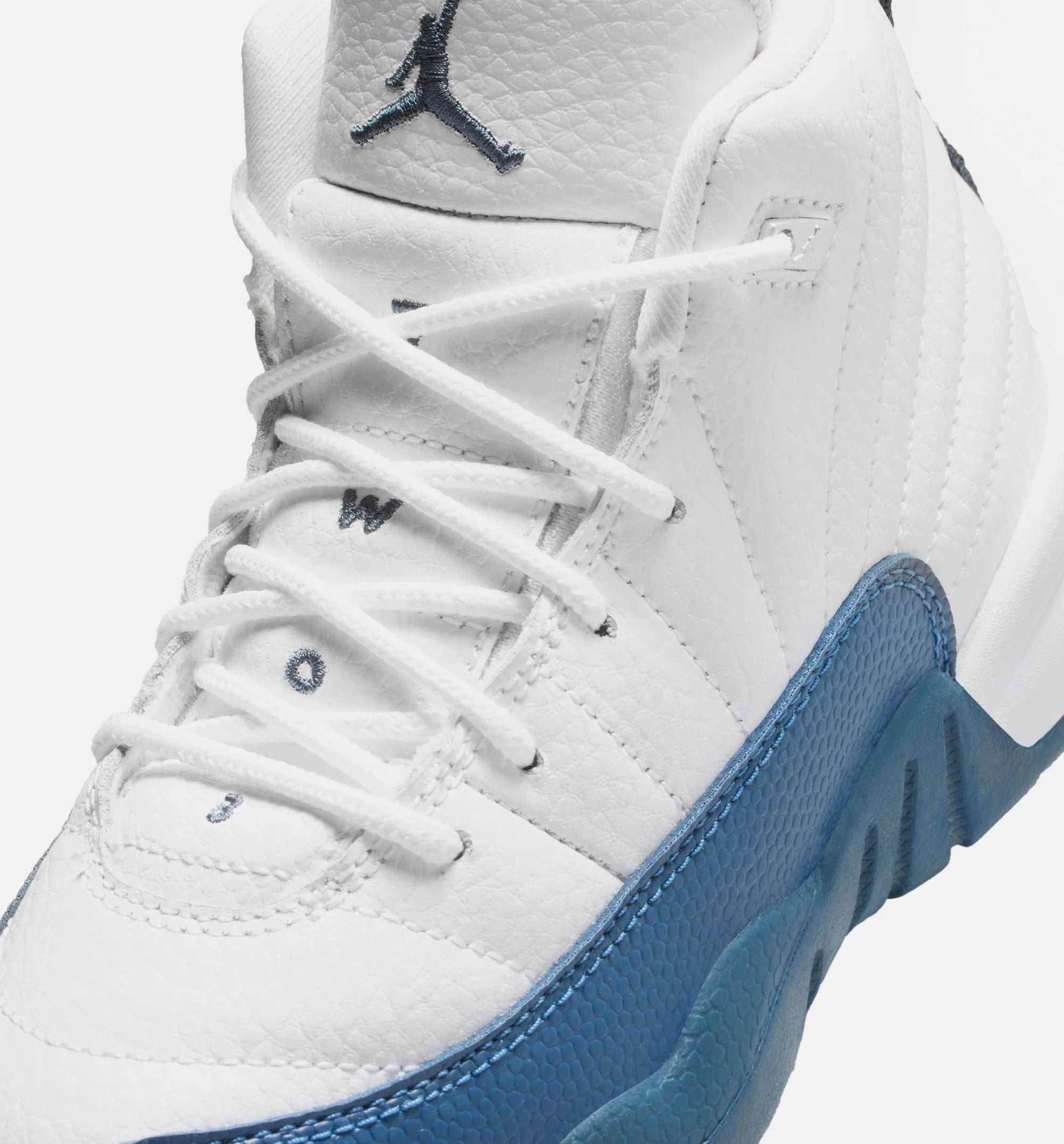 Air Jordan 12 Retro French Blue Preschool Lifestyle Shoe White French Blue Metallic Silver Varsity Red