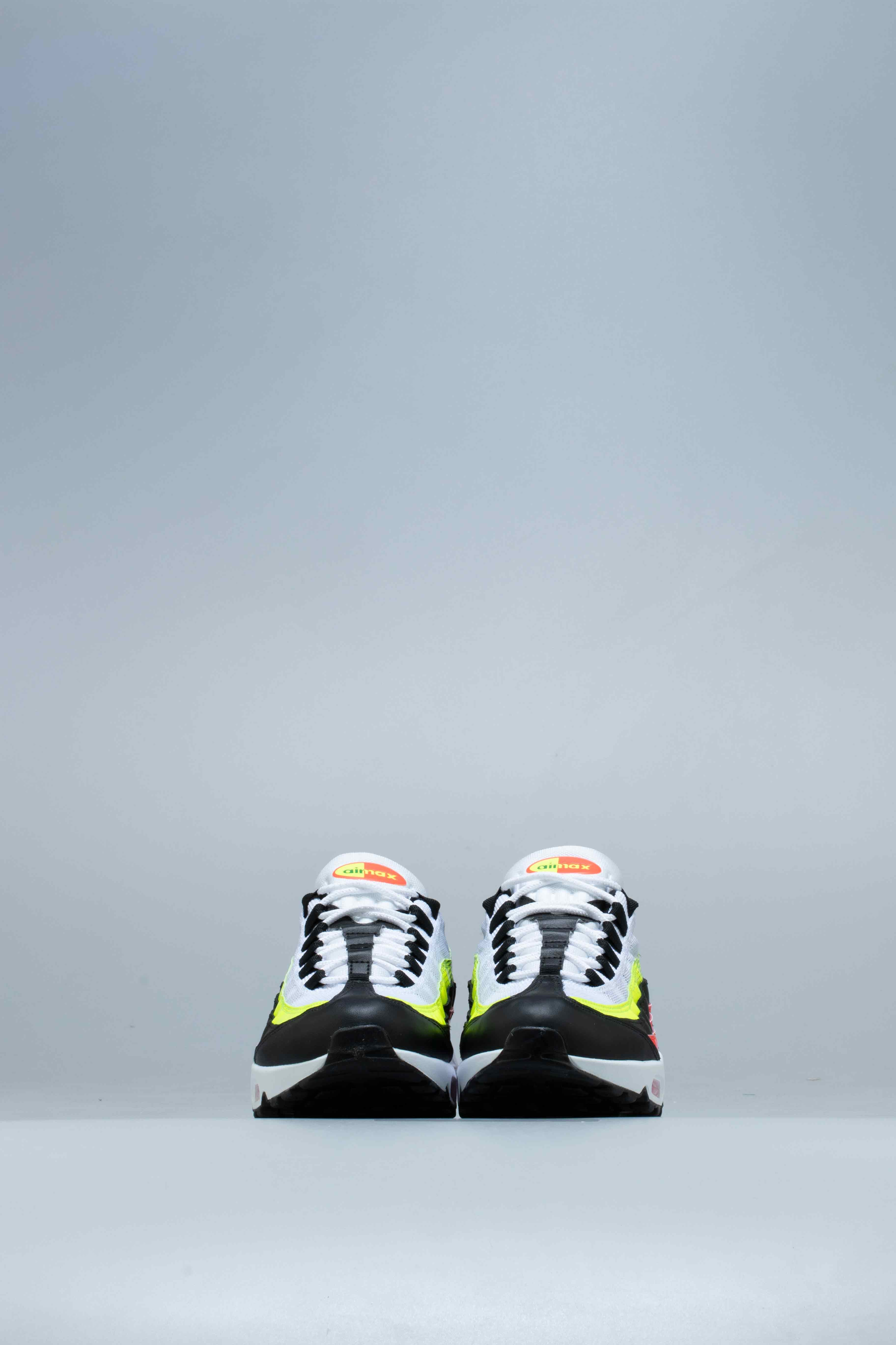 Air Max 95 SE Mens Shoes Black White Volt Solar Red