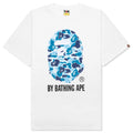 ABC Camo By Bathing Ape Tee White Blue