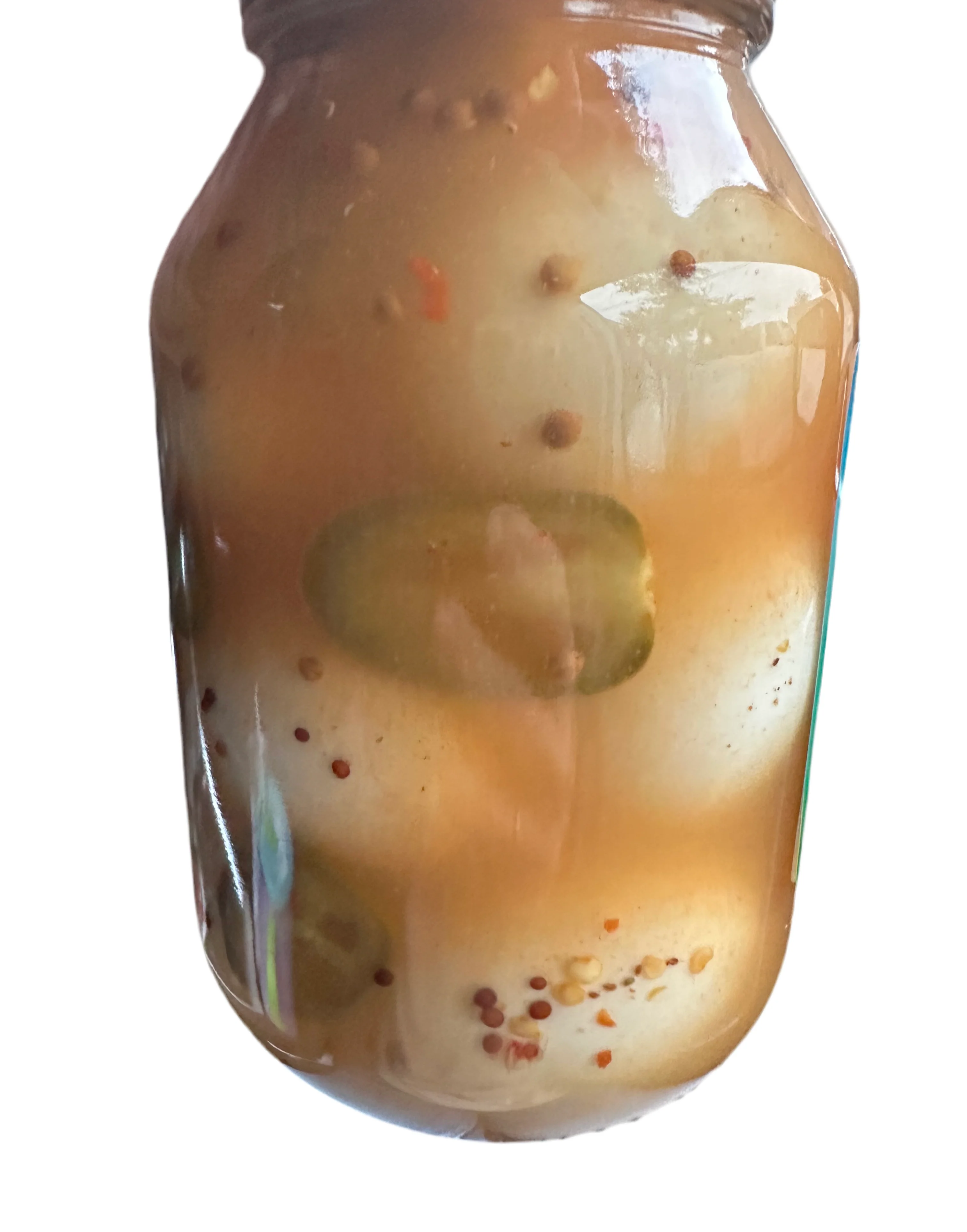 32oz Large Jar Cajun Jalapeño Spicy Pickled Eggs | Bold Cajun Spice Brined Hard Boiled Eggs Portable Spicy Savory Snack