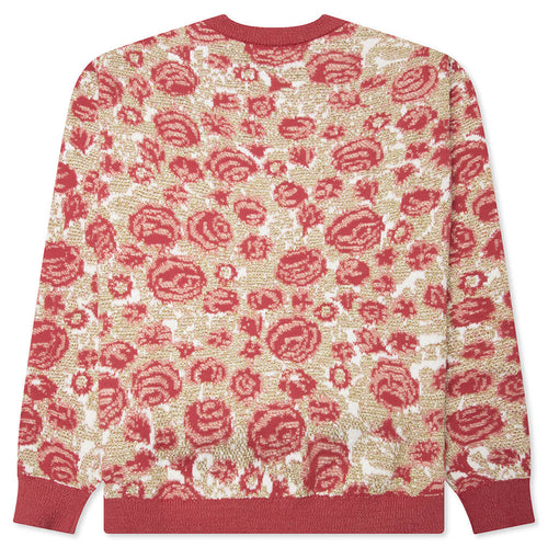 Jacquard Sweater Blossom Pink Gold
