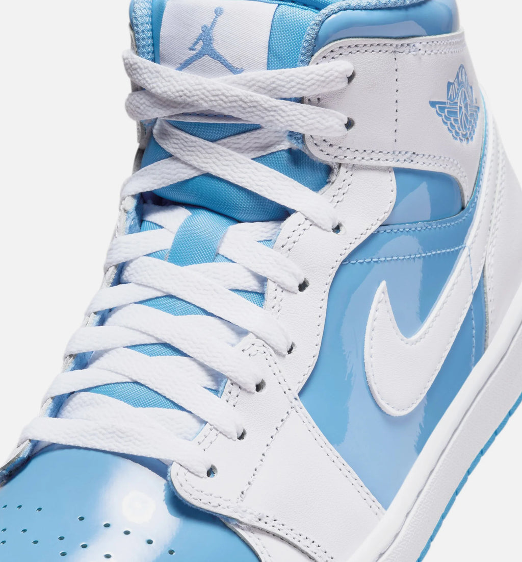 Air Jordan 1 Retro Mid Legend Blue Mens Lifestyle Shoe Legend Blue White