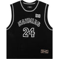 Knitted 24 Basketball Jersey Black