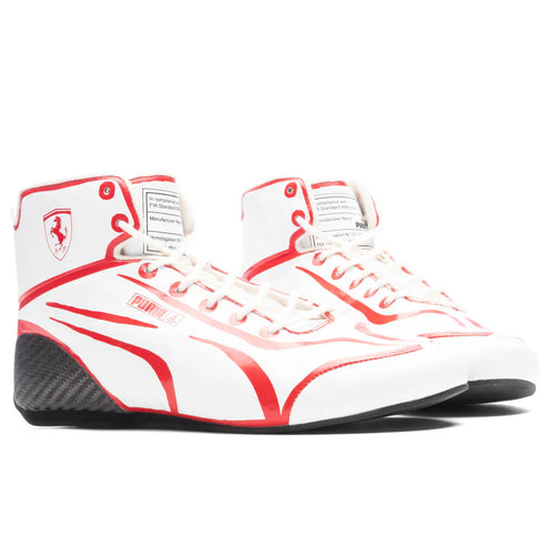 Scuderia Ferrari Speedcat Pro x Joshua Vides Driving Shoes White