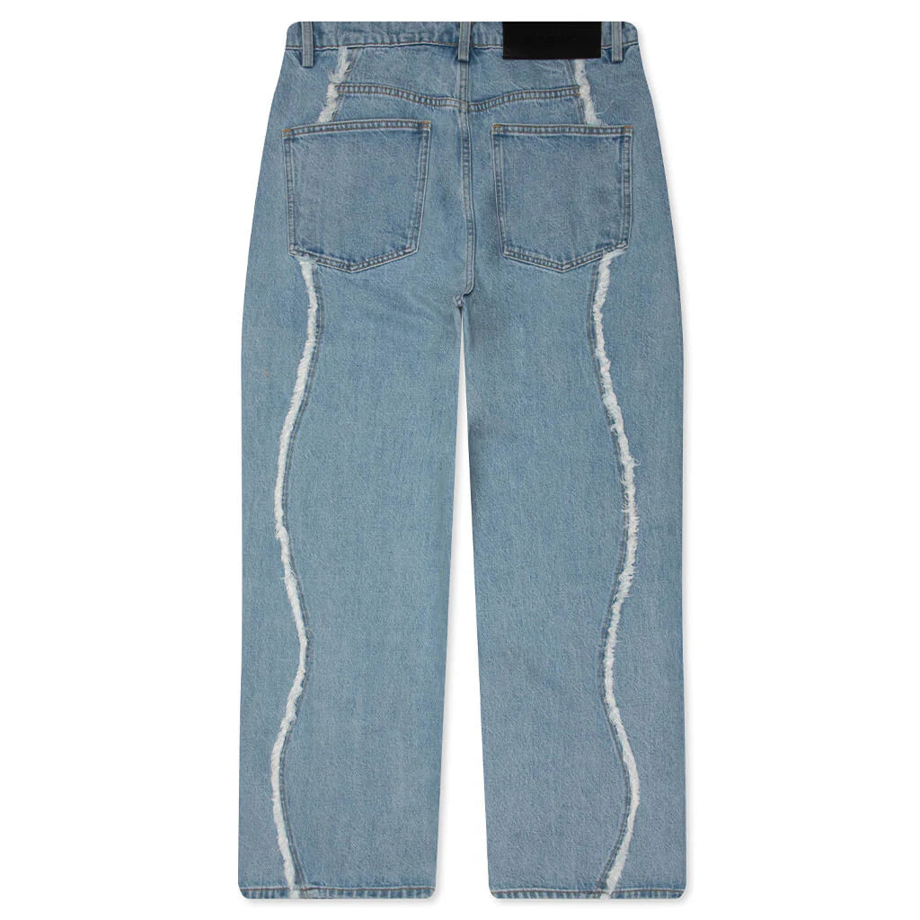 Stone Wash Ollie Denim Light Indigo Denim