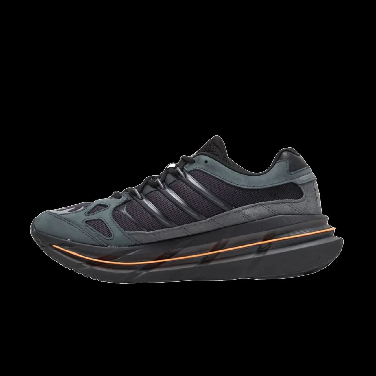 Adidas Adistar HRMY Shoes Carbon Core Black Crew Orange