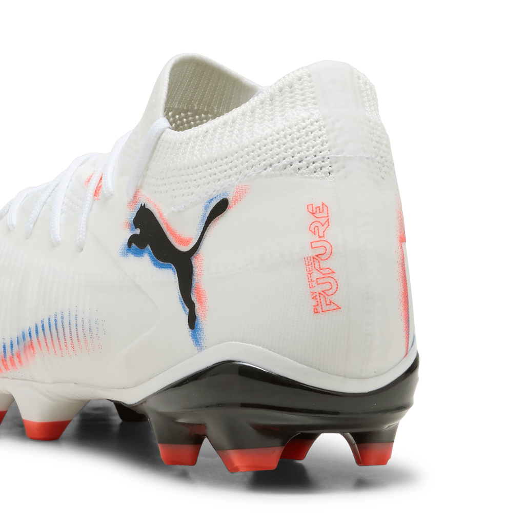 PUMA Future 8 Match FG AG Firm Multi Ground Womens Soccer Cleats White Black