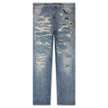 Straight Fit 5 Pocket Trousers Light Blue