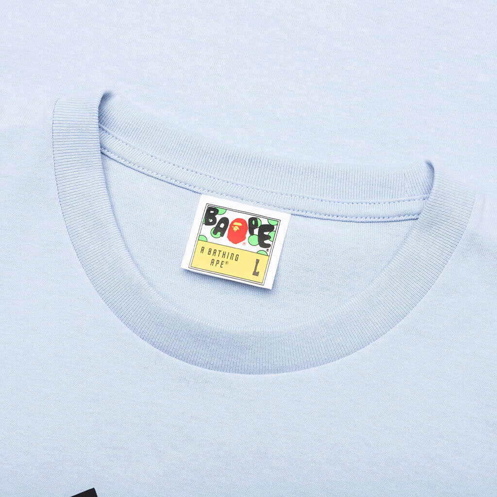 Broken College Tee Blue