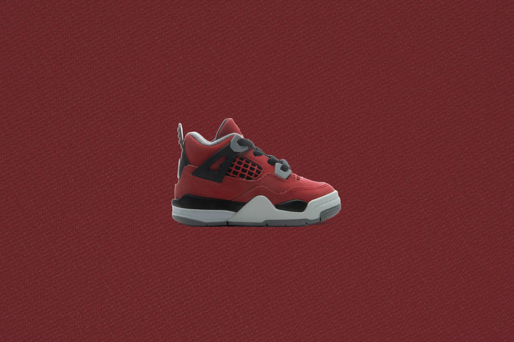 Air Jordan 4 Retro Toro Bravo TD Fire Red White Black Cement Grey