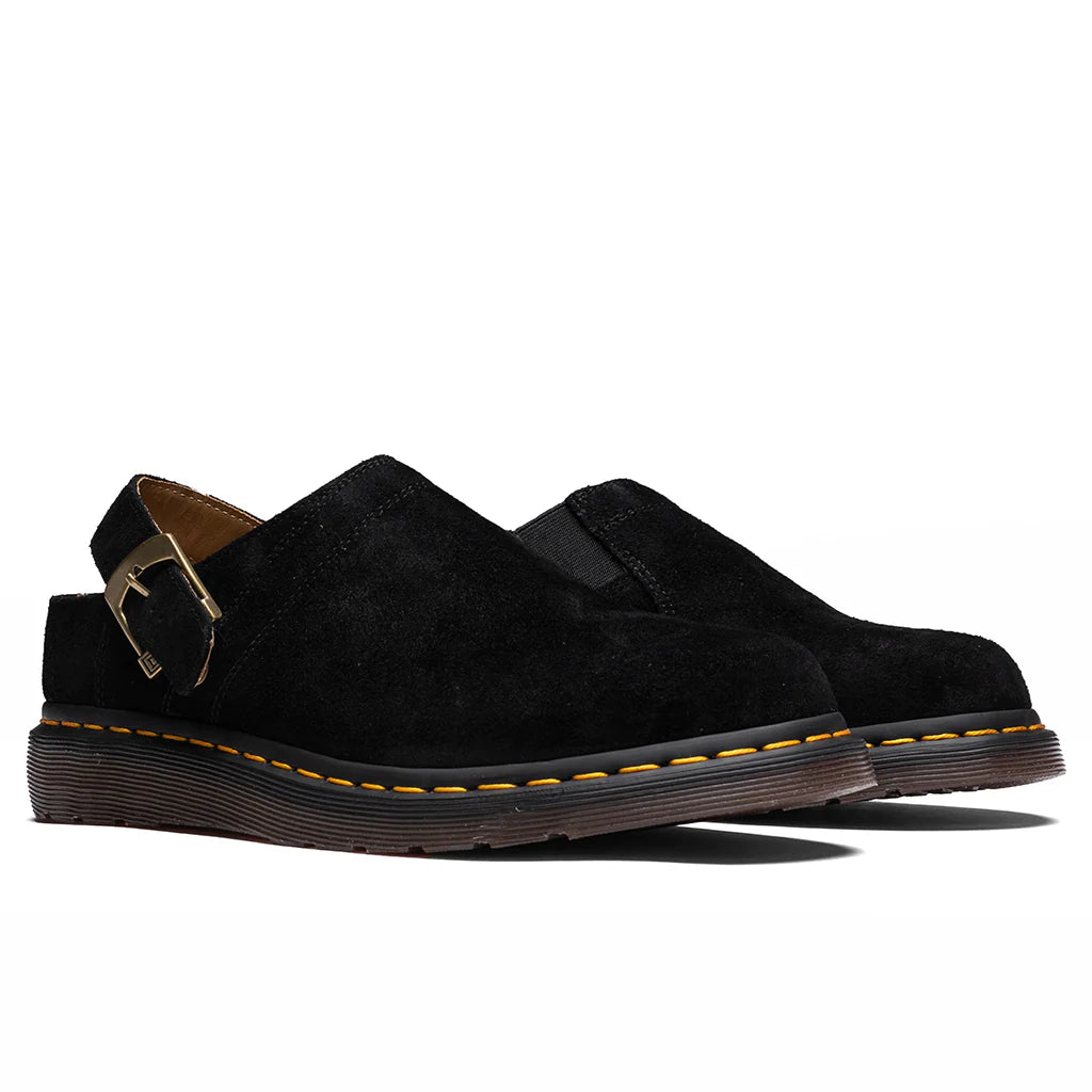 Isham Desert Oasis Suede Black
