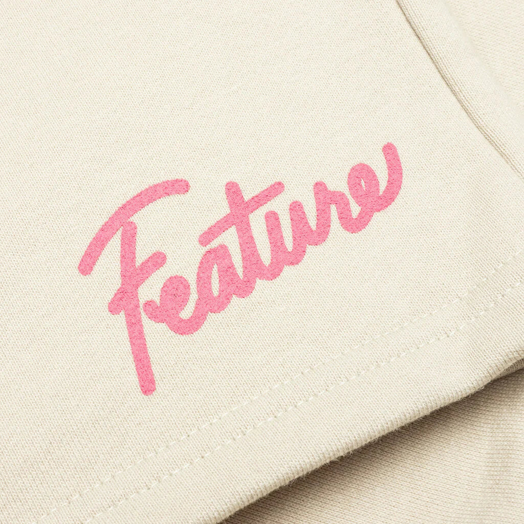 Double Down Sweatshort Agate Grey