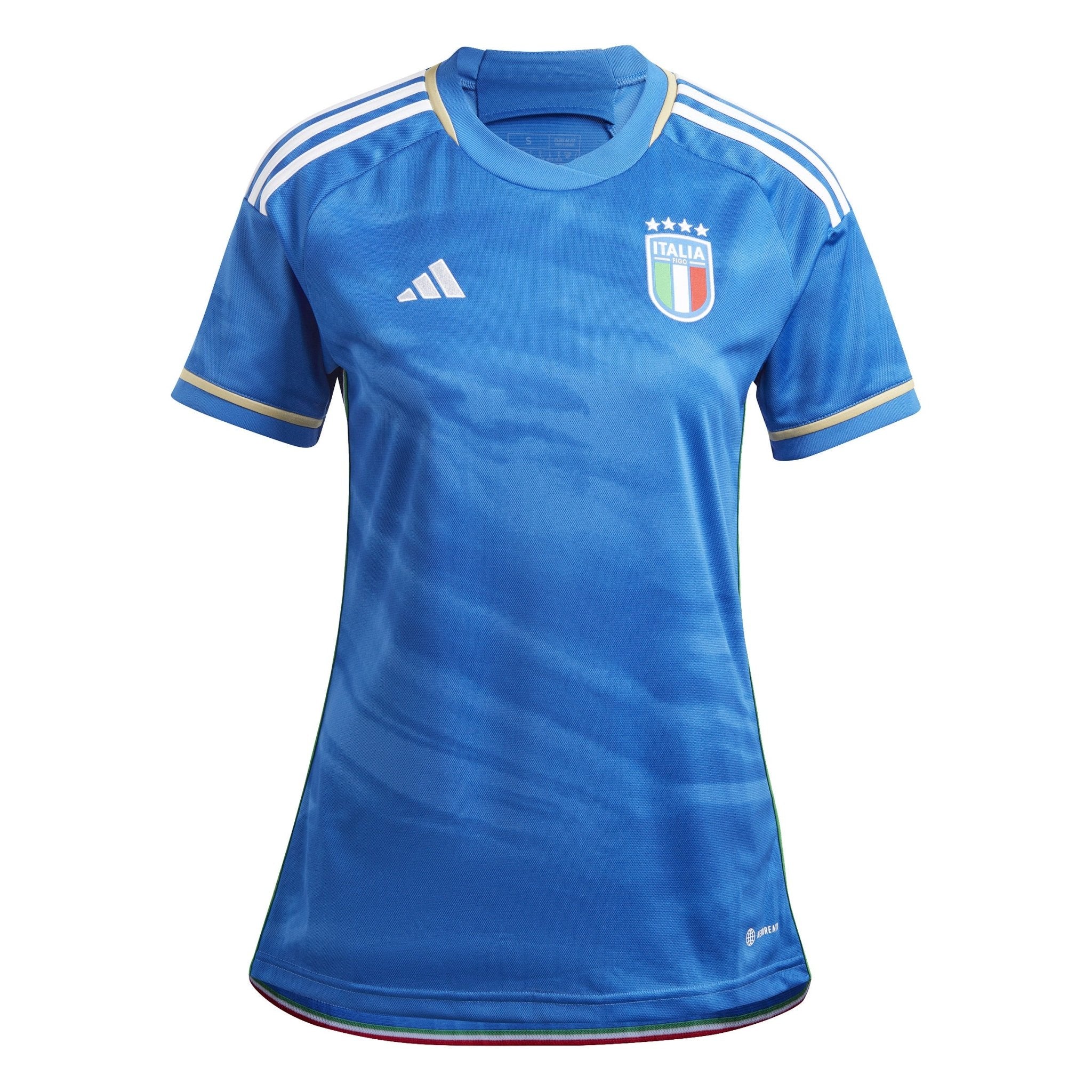 adidas Womens Italy Home Jersey 23 Blue