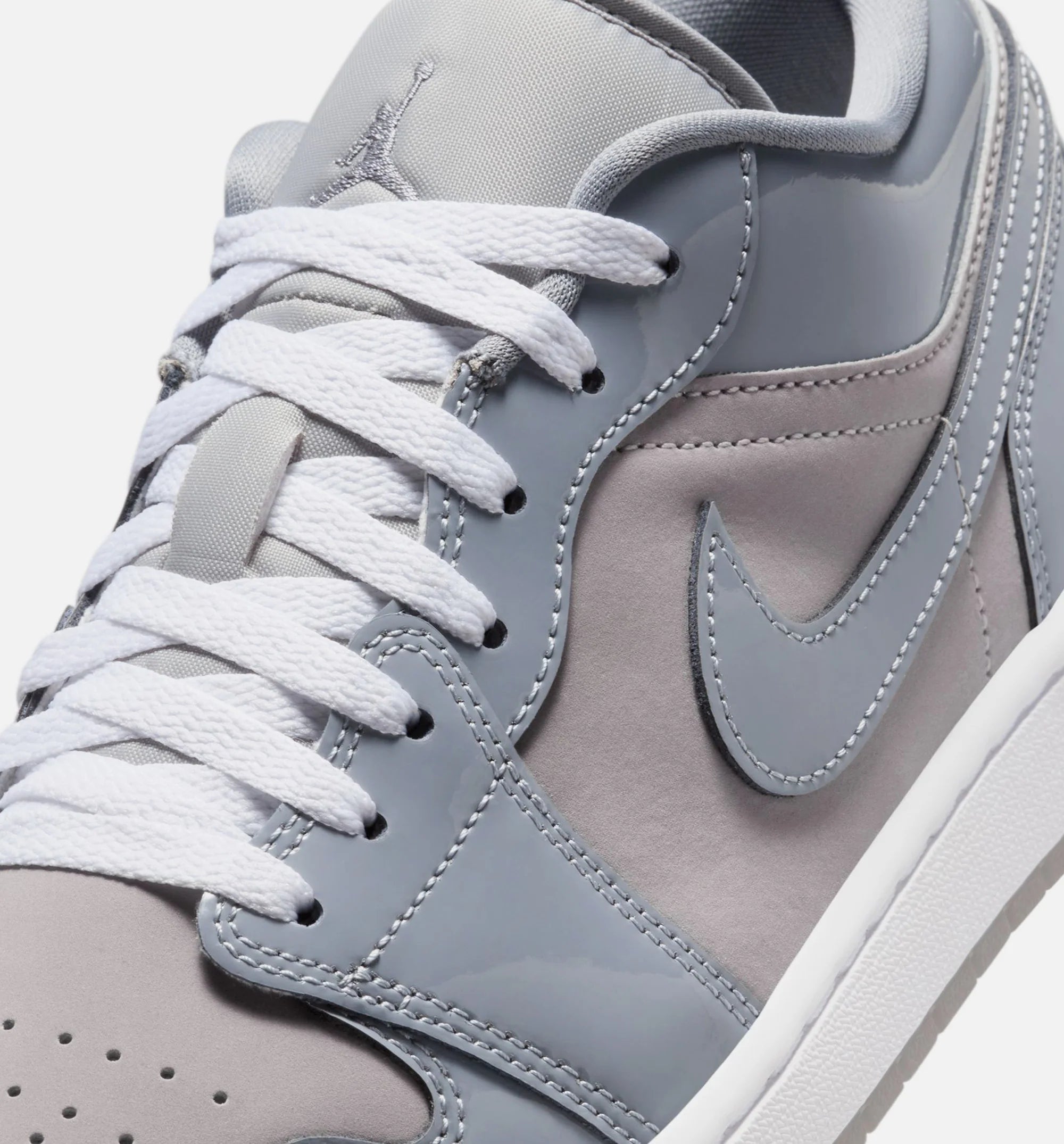 Air Jordan 1 Low Cool Grey Mens Lifestyle Shoe Medium Grey White Cool Grey
