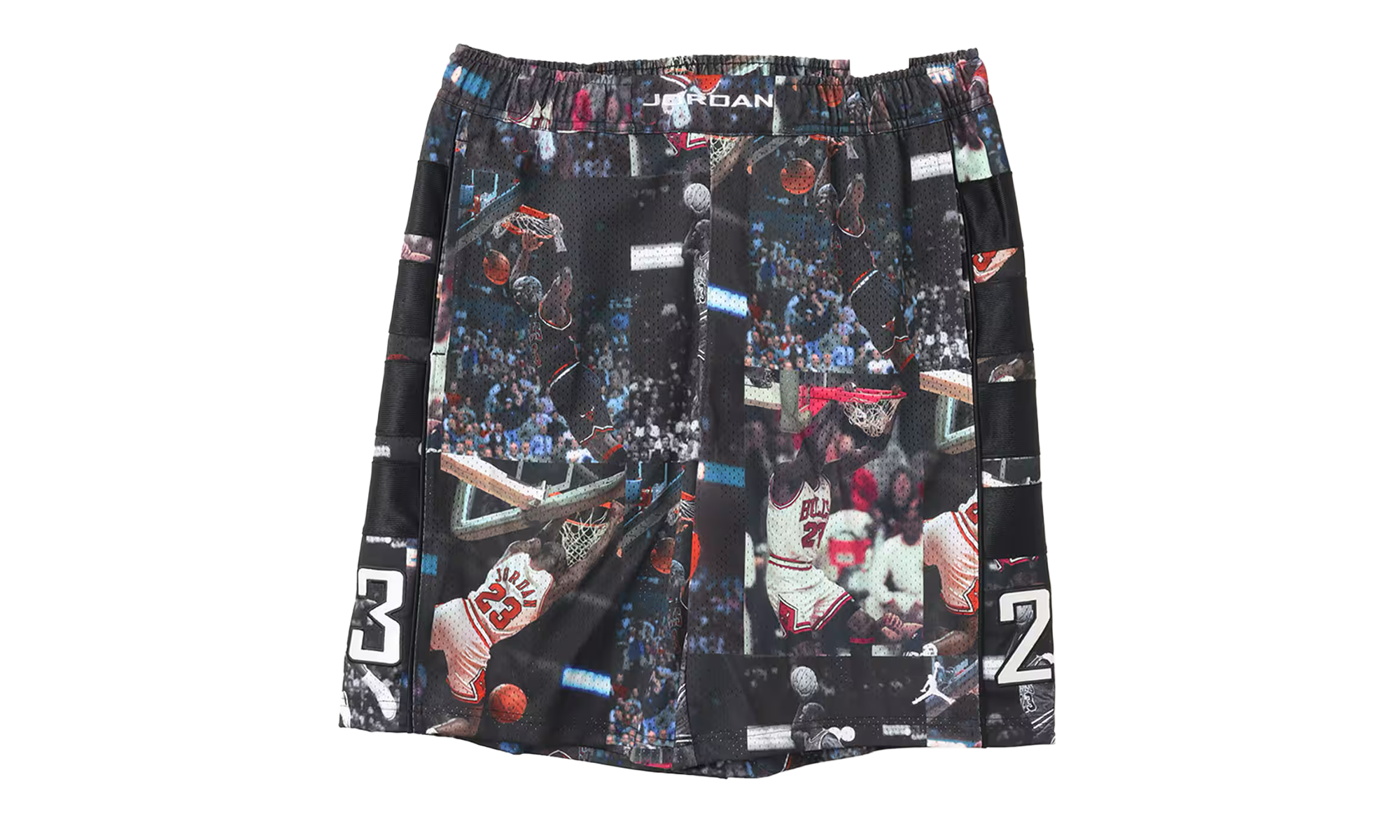 Flight AOP Printed Cat Scratch Shorts "Black" IF1841 010