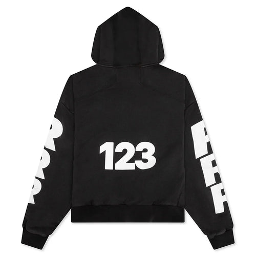 USO 123 CVA Zip Hoodie Mechanic Black