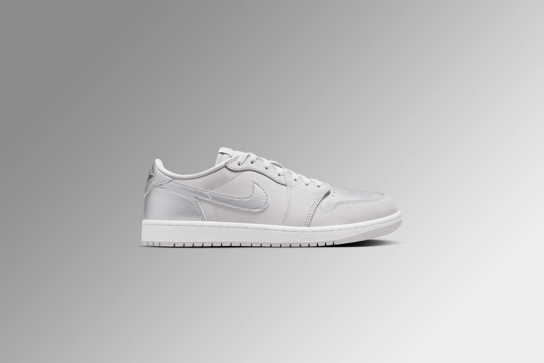 Air Jordan 1 Low OG Metallic Silver Neutral Grey Metallic Silver White