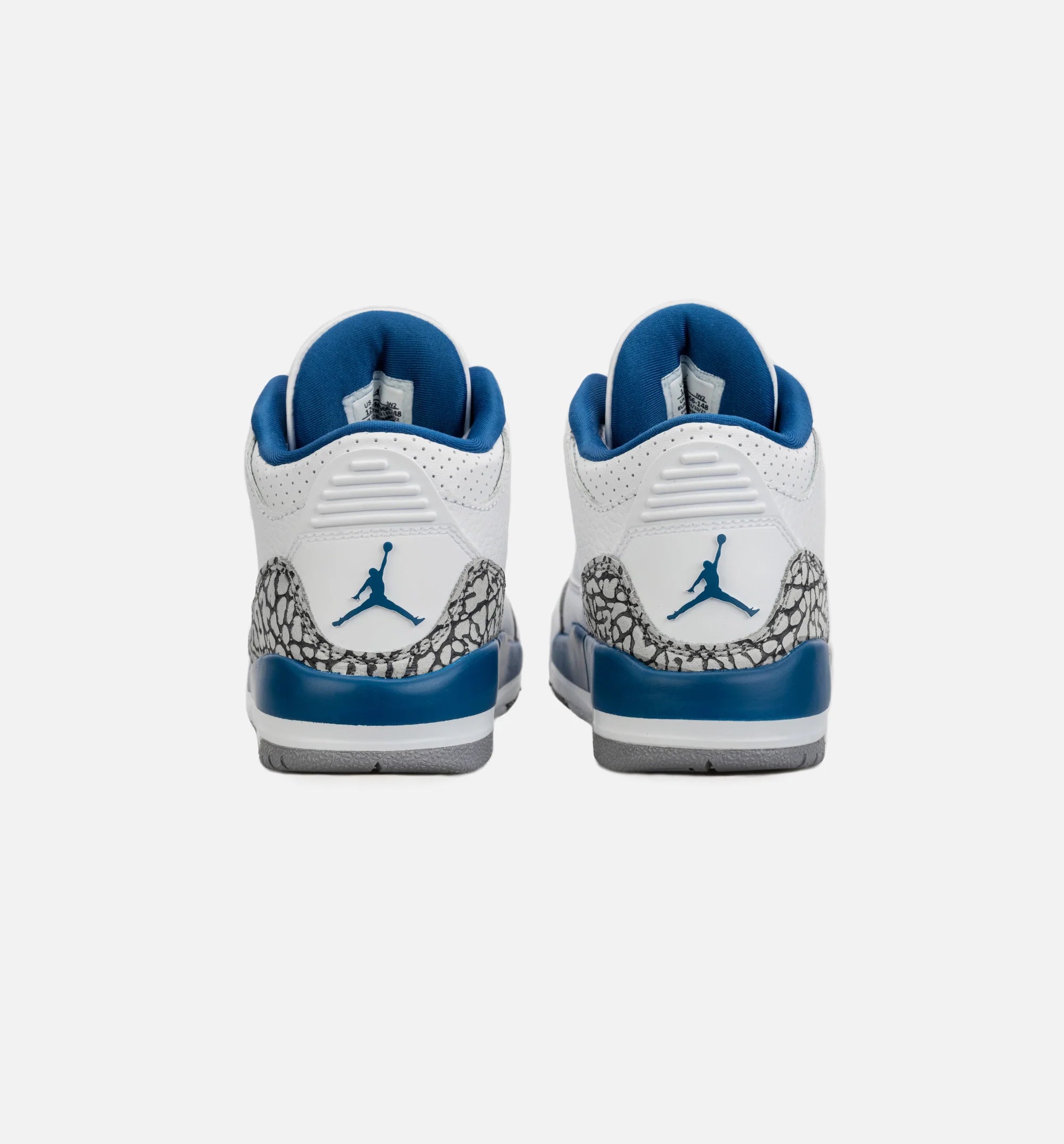 Air Jordan 3 Retro Wizards True Blue Preschool Lifestyle Shoe White Blue
