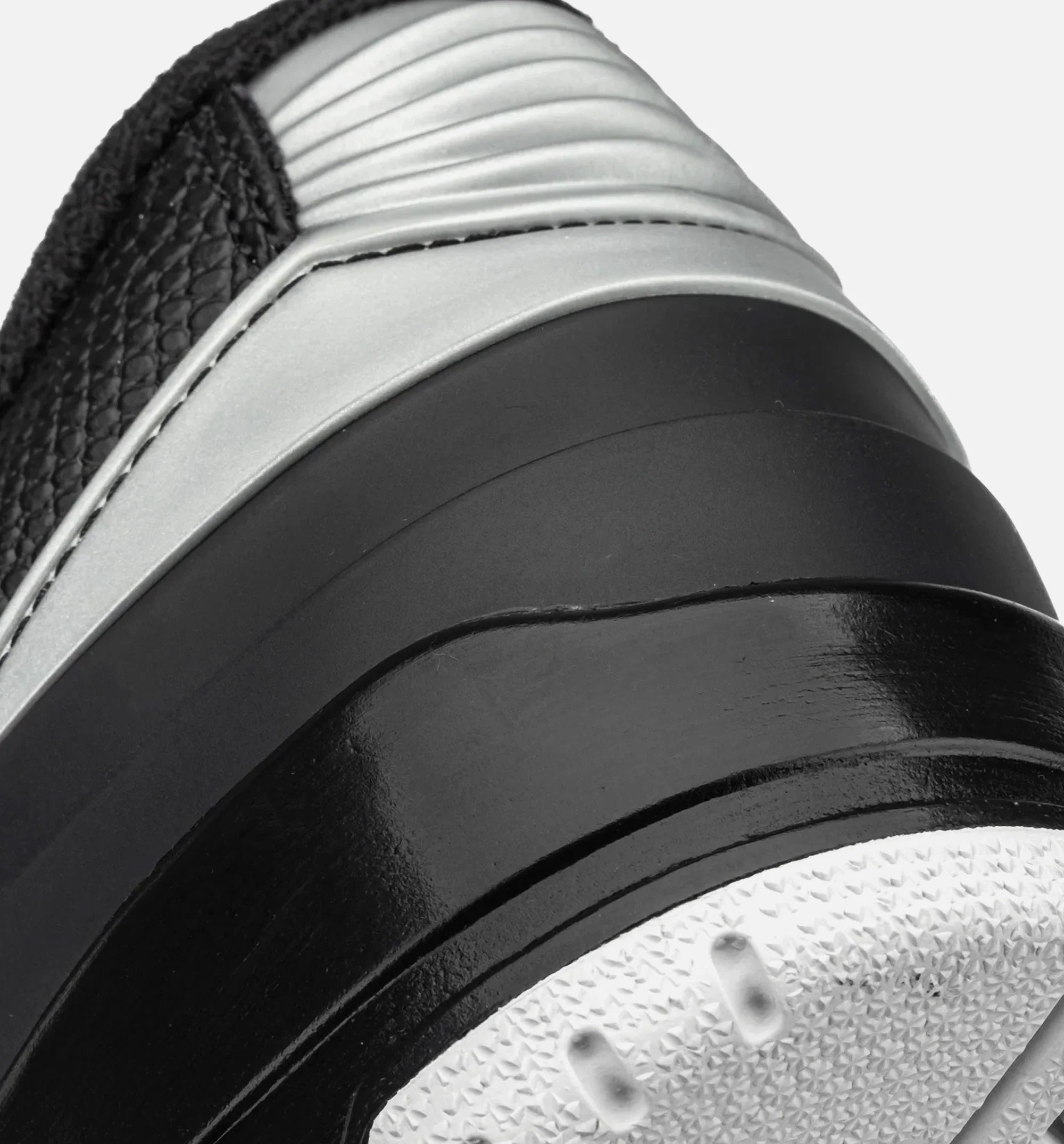 Air Jordan 2 3 Mens Lifestyle Shoe Black Metallic Silver