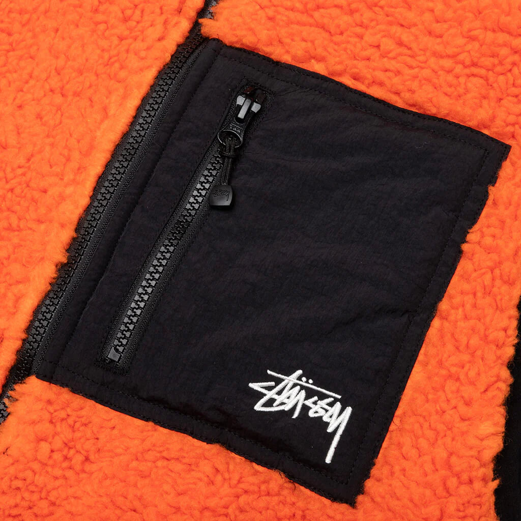 Sherpa Reversible Vest Tangerine