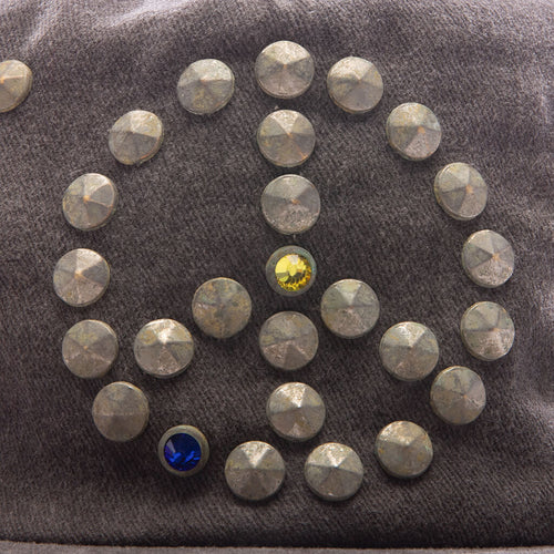 Studded Wrap Around Hat Olive Brown