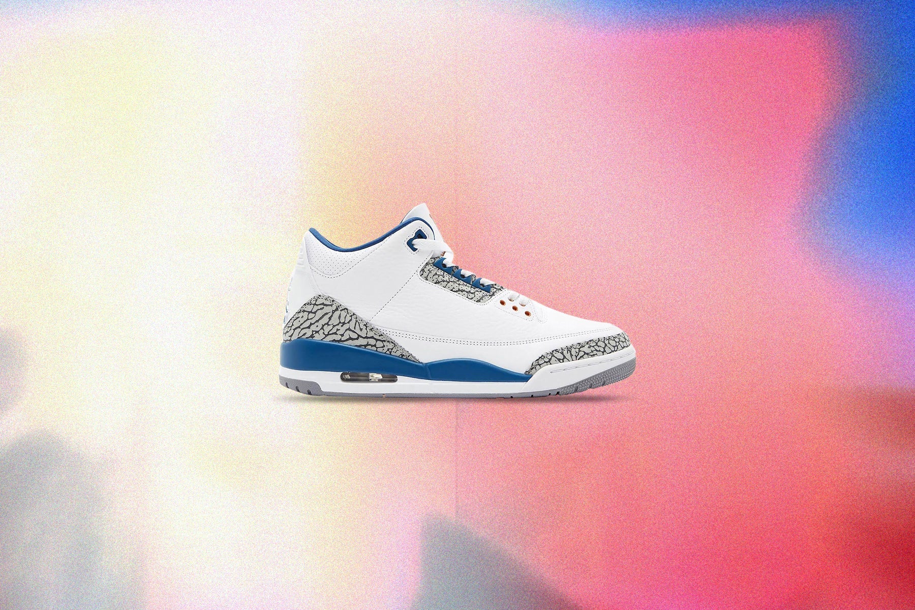 Air Jordan 3 Retro PS True Blue and Copper White Metallic Copper True Blue