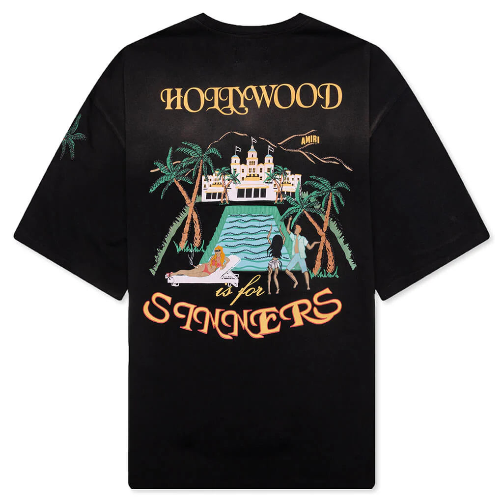 Sinners Oversized Tee Black