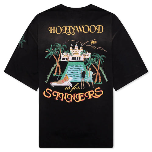 Sinners Oversized Tee Black