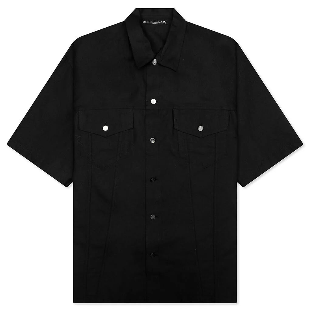 S S Oxford Shirt Black