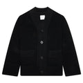 Wool Knit Cardigan Black