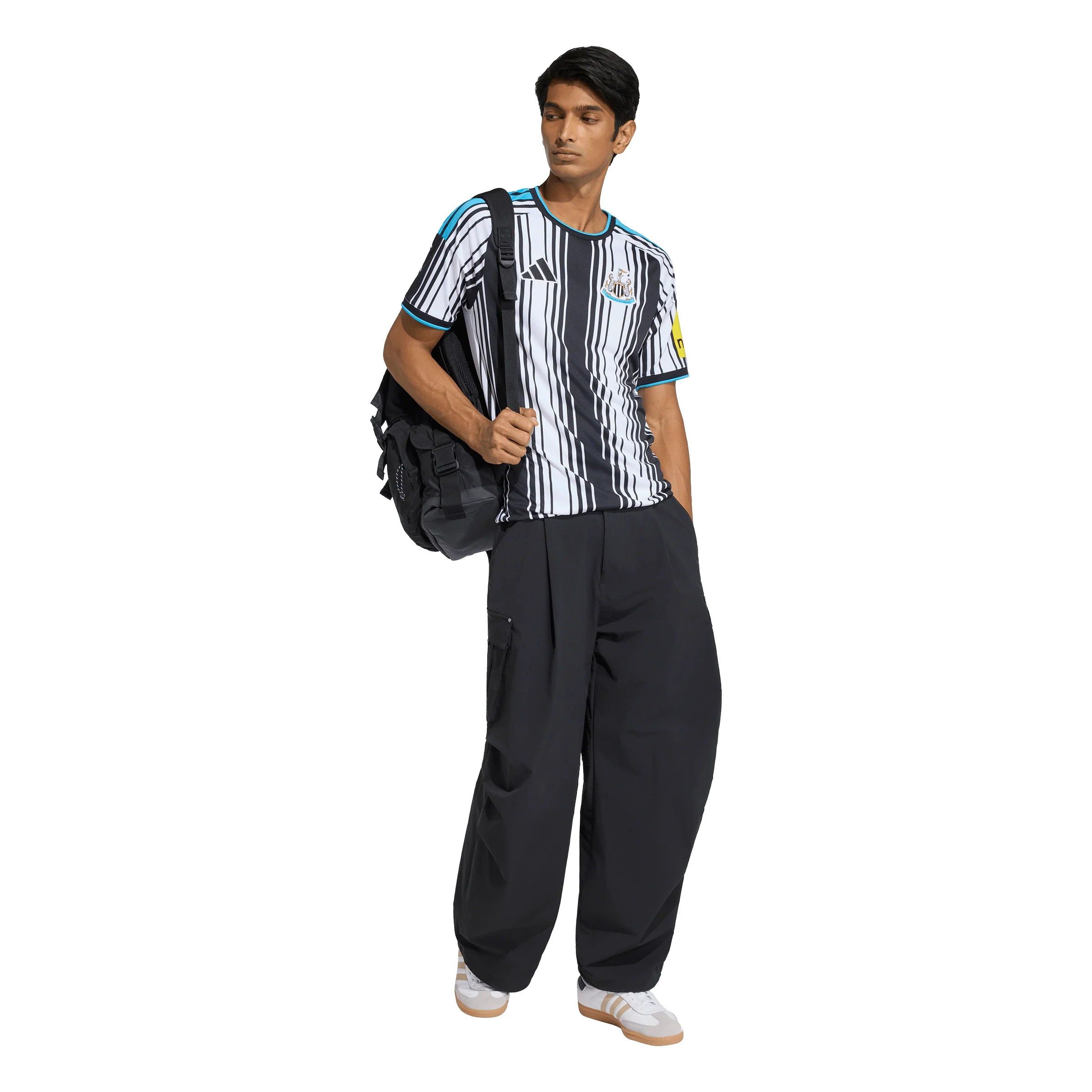 adidas Newcastle United FC Home Mens Soccer Jersey 26 27 Black White