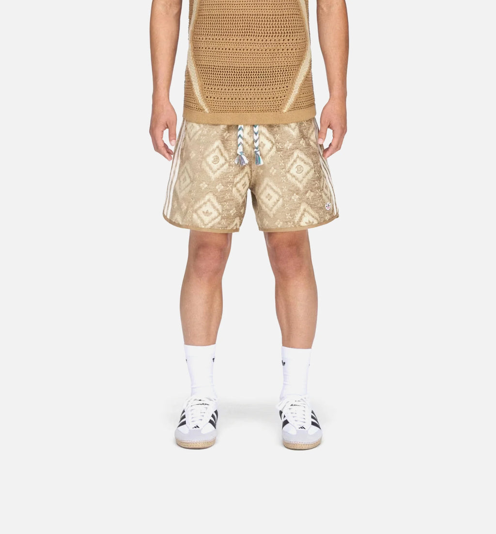 CLOT Heritage Print By Edison Chen Mens Short Warm Sandstone