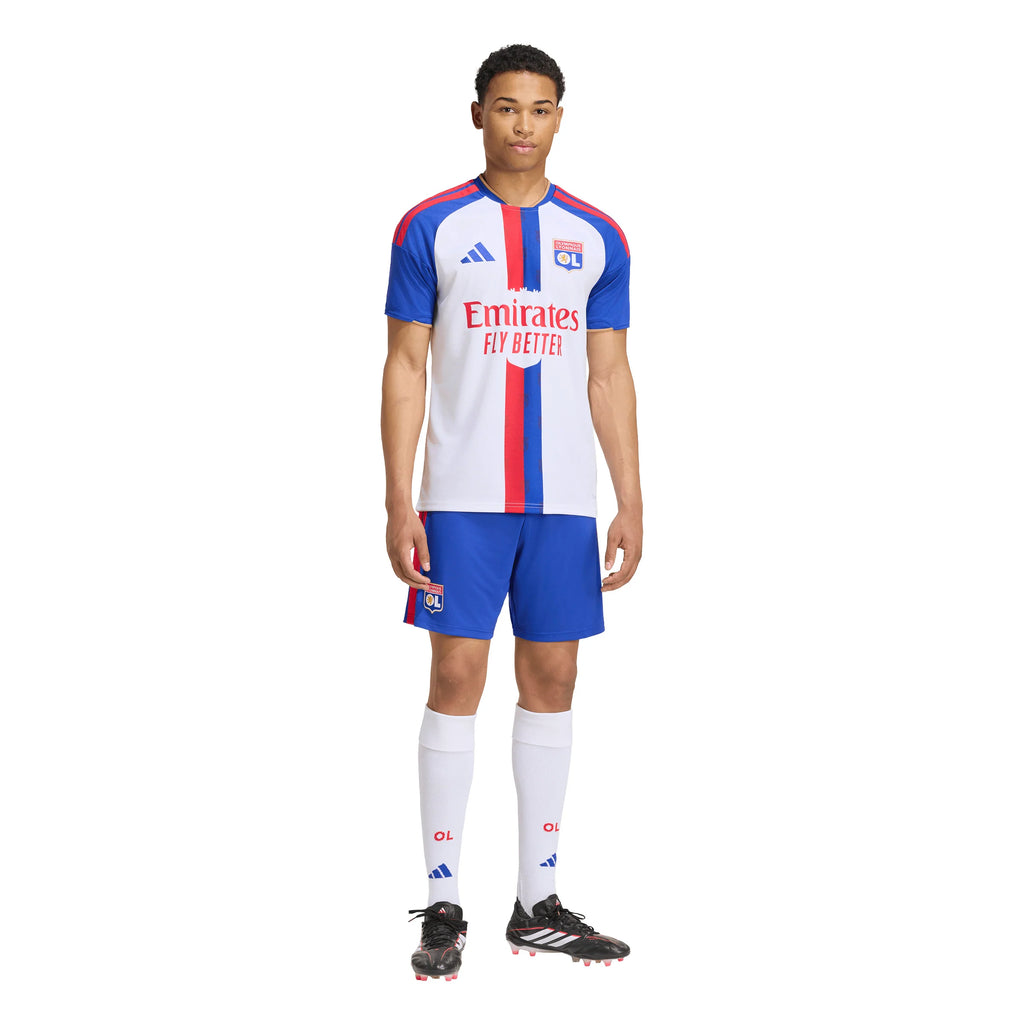 adidas Olympique Lyonnais Home Mens Soccer Jersey 26 27 White