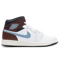 Air Jordan 1 Mid SE White Blue Grey Black