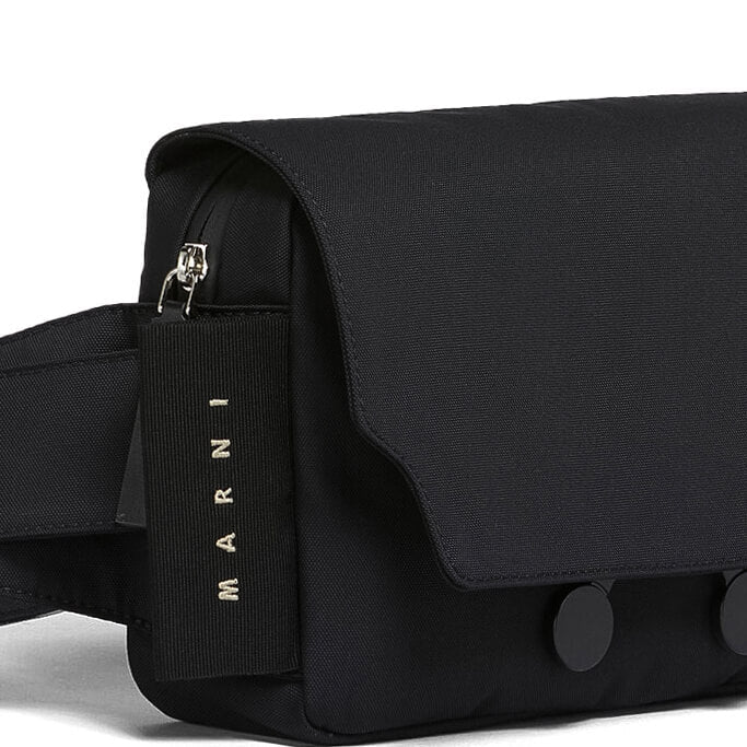 Black Cordura Cityscape Belt Bag Black