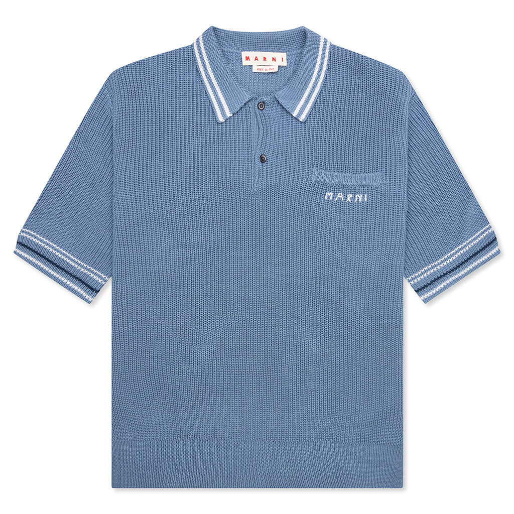 Knitted Polo Neck Opal