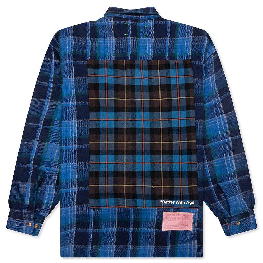 Re Tartan Flannel Shirt Multi