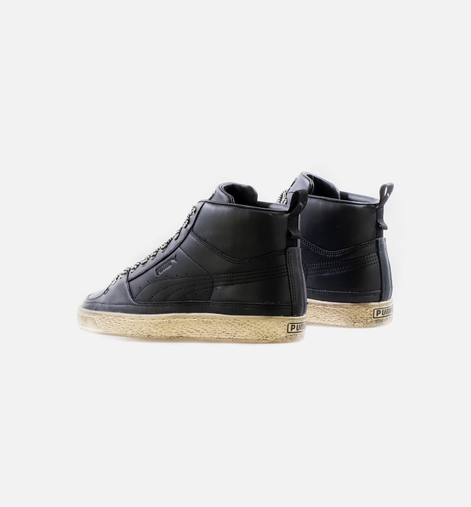 X Rhuigi Suede Mid Lifestyle Shoe Black Tan