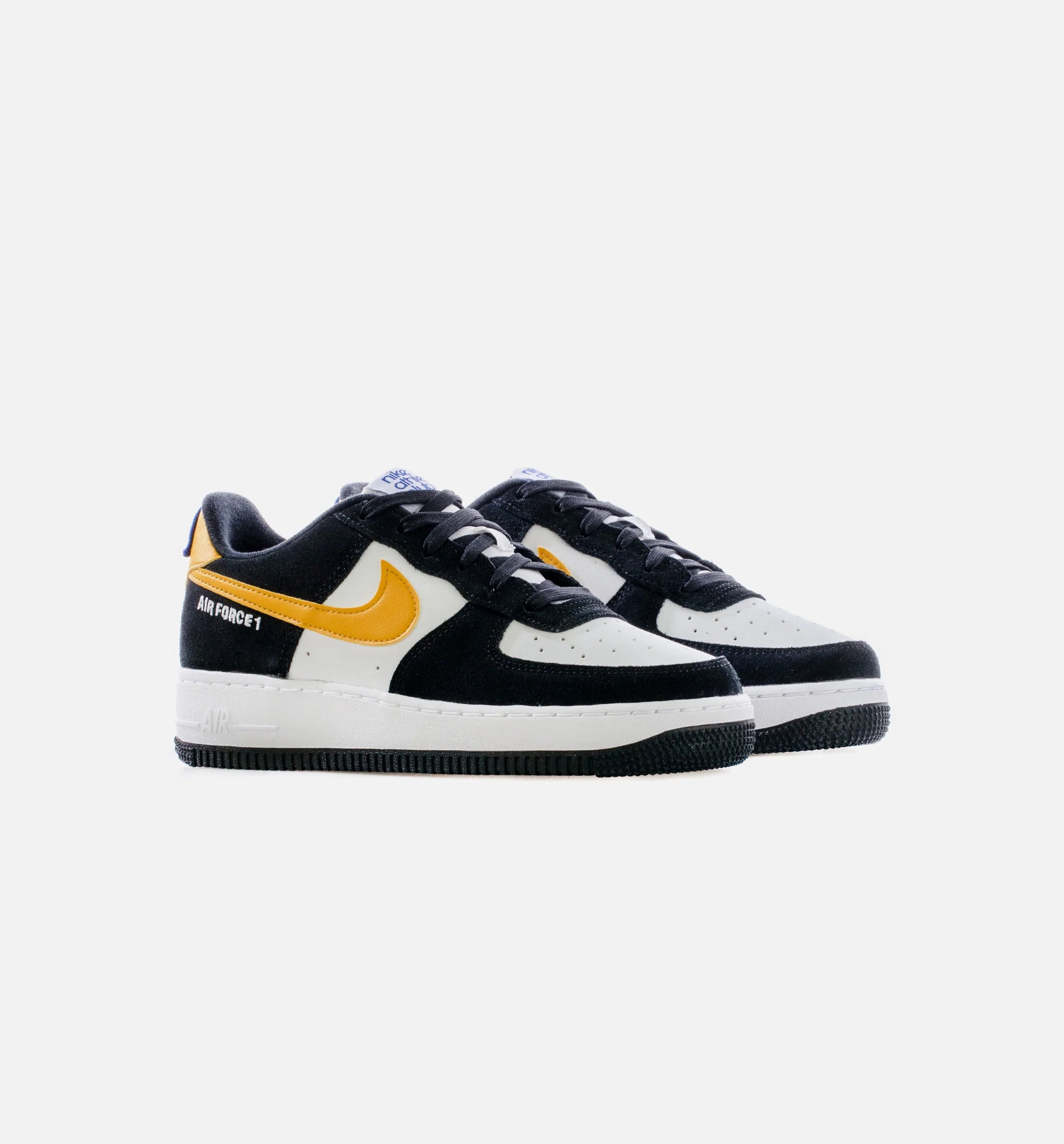 Air Force 1 Low Athletic Club Grade School Lifestyle Shoe Black Yellow