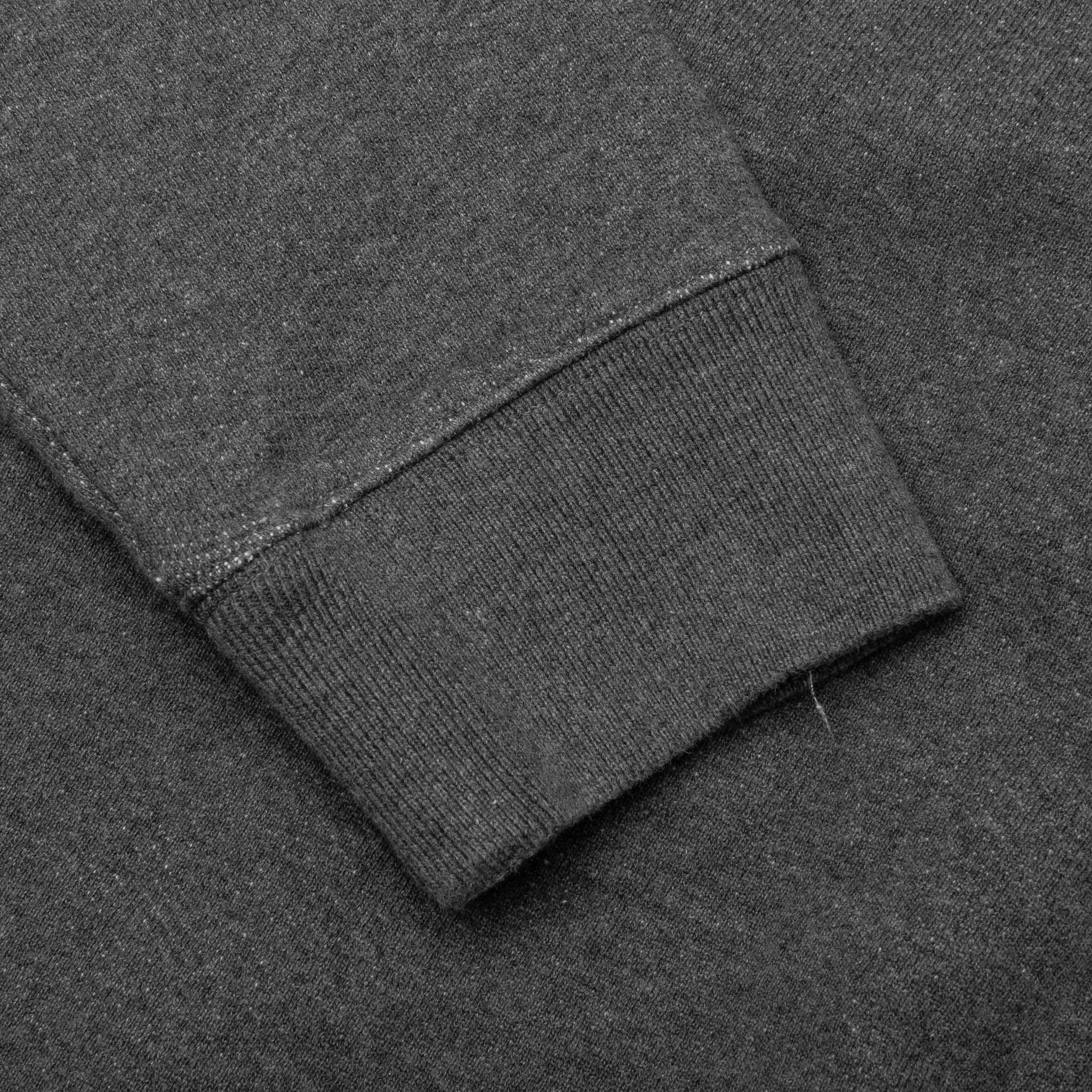 Logo Slim Hoodie Melange Grey